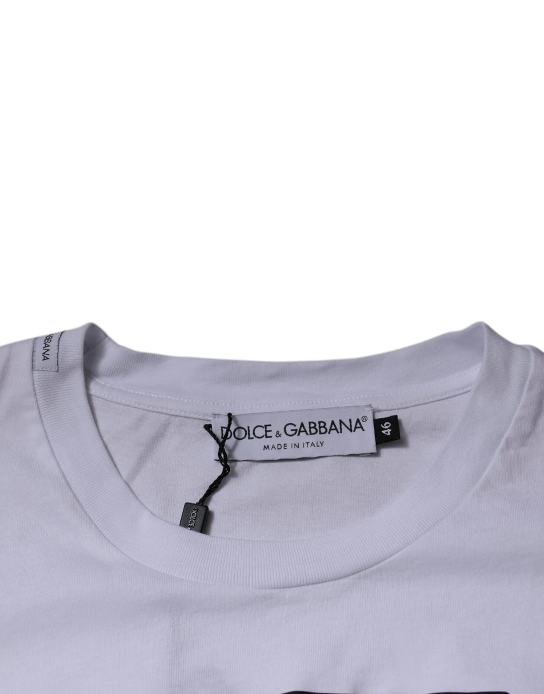 Dolce &amp; Gabbana White DG Logo Cotton Crew Neck T-shirt by Dolce &amp; Gabbana outlet now on sale