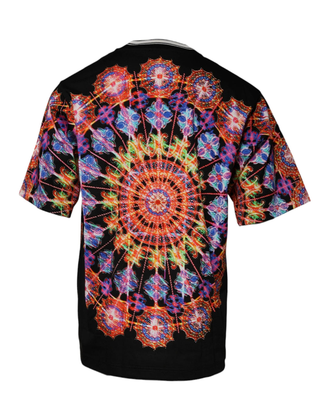 Dolce &amp; Gabbana Multicolor Kaleidoscope Men Short Sleeves T-shirt by Dolce &amp; Gabbana outlet now on sale