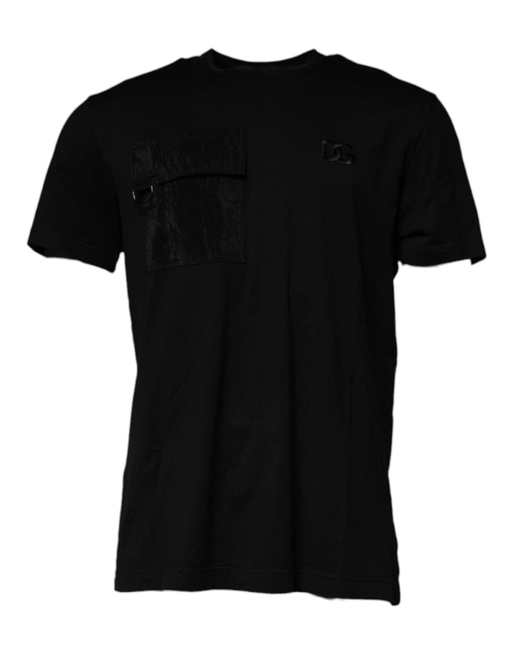 Dolce &amp; Gabbana Sample Sale Dolce &amp; Gabbana Black Crew Neck Short Sleeve T-shirt - | Designer outlet