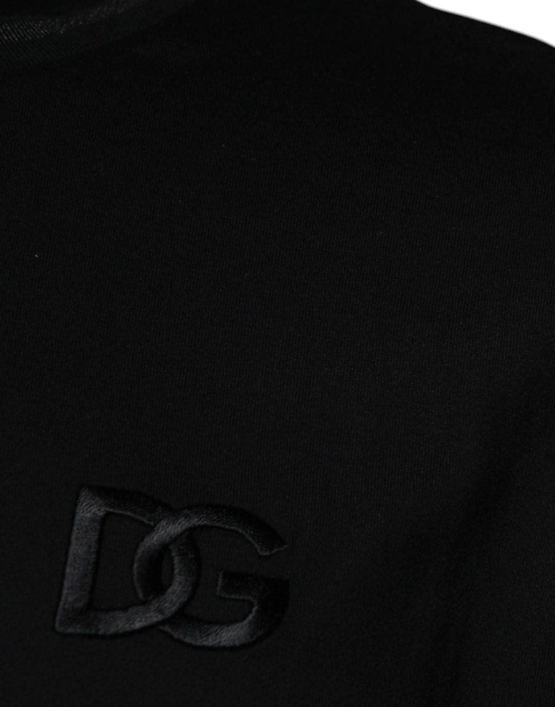 Dolce &amp; Gabbana Sample Sale Dolce &amp; Gabbana Black Crew Neck Short Sleeve T-shirt - | Designer outlet