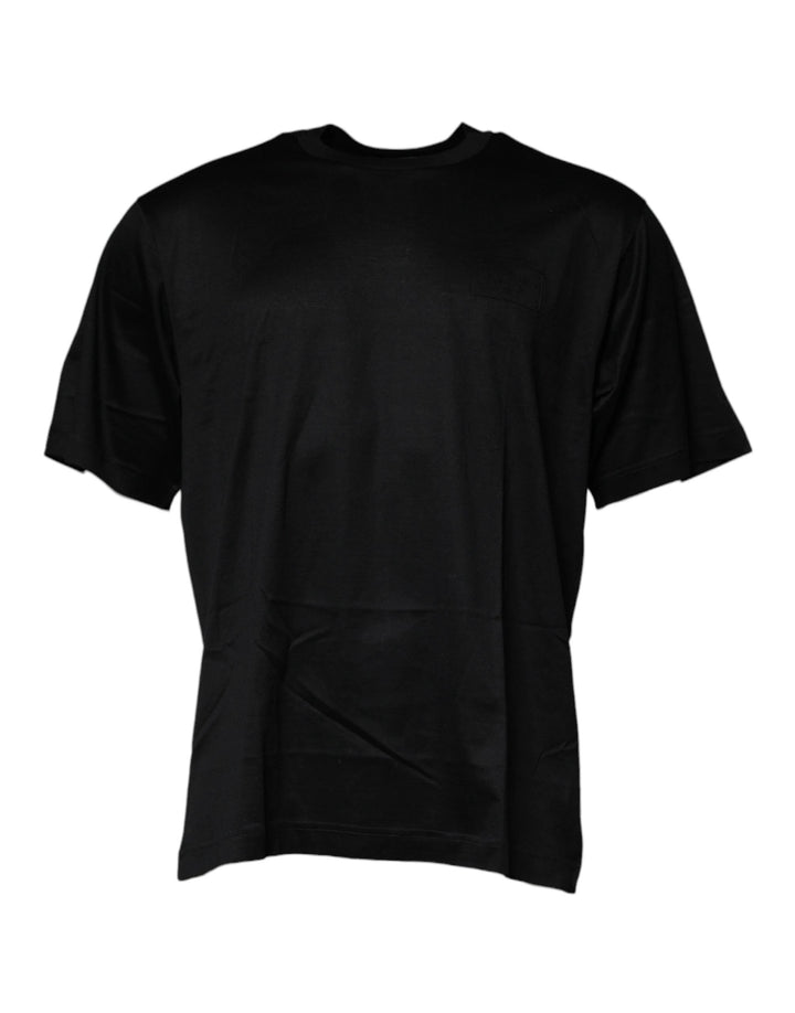 Dolce &amp; Gabbana Sample Sale Dolce &amp; Gabbana Black Crew Neck Short Sleeve T-shirt - | Designer outlet