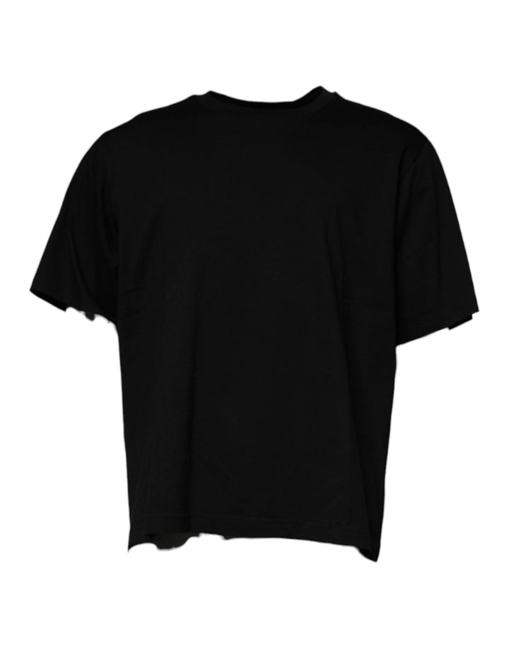 Dolce &amp; Gabbana Sample Sale Dolce &amp; Gabbana Black Crew Neck Short Sleeve T-shirt - | Designer outlet