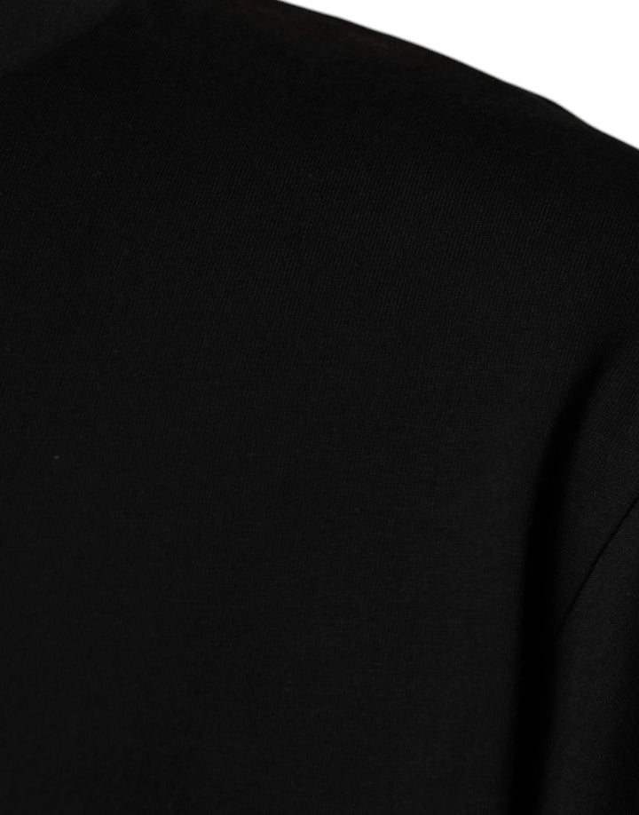 Dolce &amp; Gabbana Sample Sale Dolce &amp; Gabbana Black Crew Neck Short Sleeve T-shirt - | Designer outlet