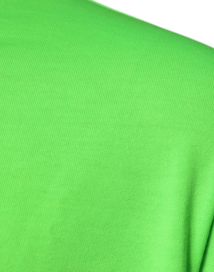 Dolce &amp; Gabbana Green DG Logo Cotton Crew Neck T-shirt by Dolce &amp; Gabbana outlet now on sale