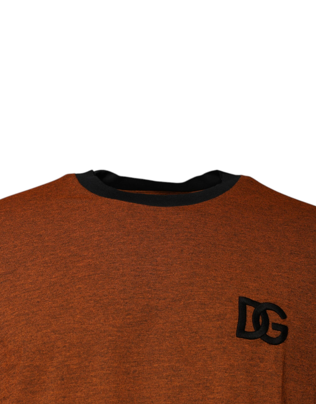 Dolce &amp; Gabbana Sample Sale Dolce &amp; Gabbana Brown DG Logo Cotton Crew Neck T-shirt - | Designer outlet
