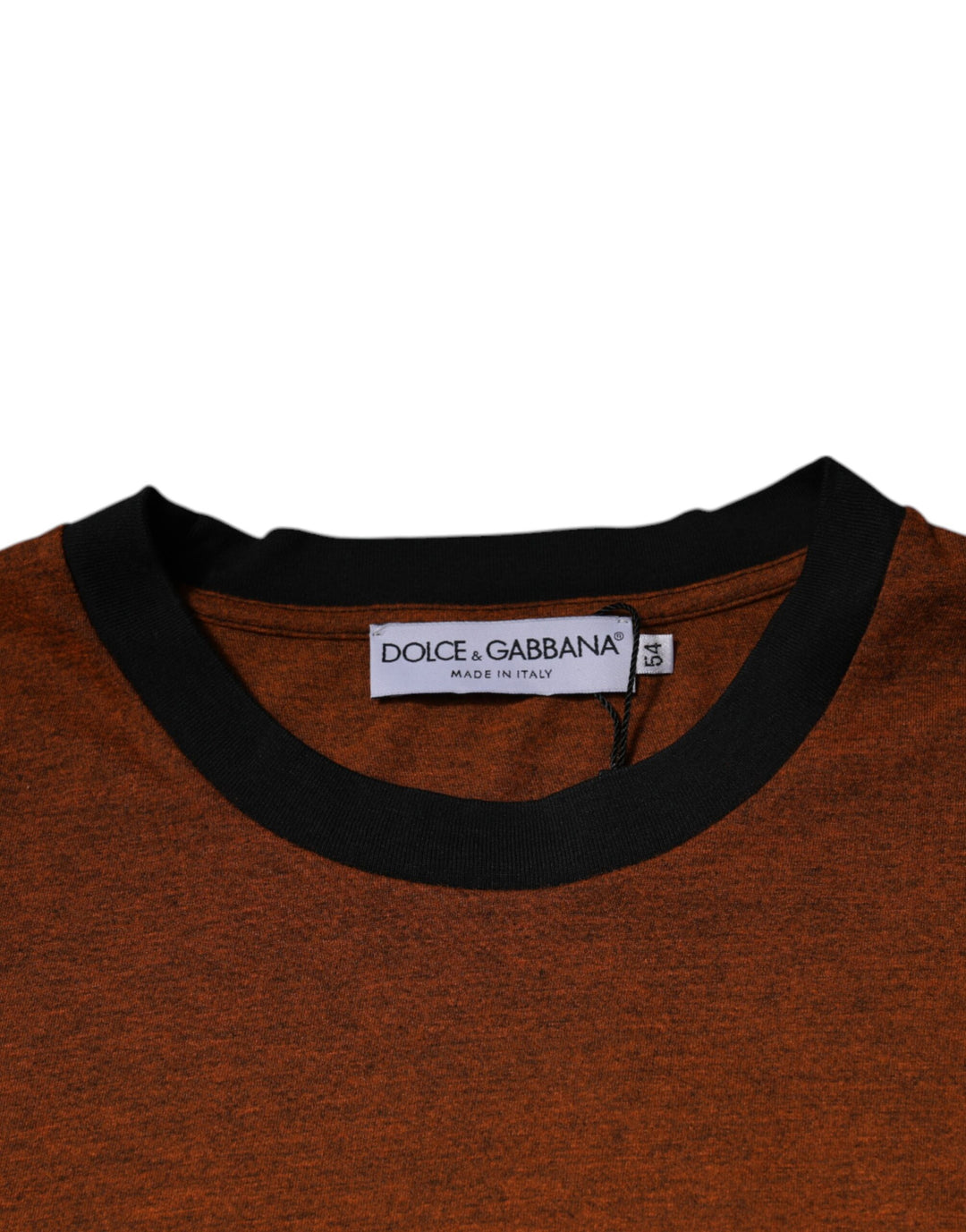 Dolce &amp; Gabbana Sample Sale Dolce &amp; Gabbana Brown DG Logo Cotton Crew Neck T-shirt - | Designer outlet