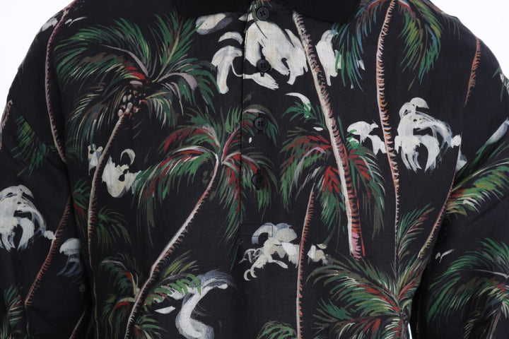 Dolce &amp; Gabbana Sample Sale Dolce &amp; Gabbana Black Volcano Sicily Short Sleeve T-Shirt - | Designer outlet