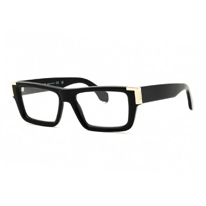 Palm Angels Eyeglasses Rectangle Full Rim, Black Frame And Clear Demo Lenses Lens Perj01Cstyle1C1000