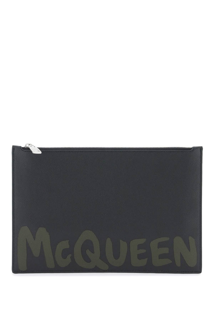 Alexander Mcqueen Graffiti Flat Pouch