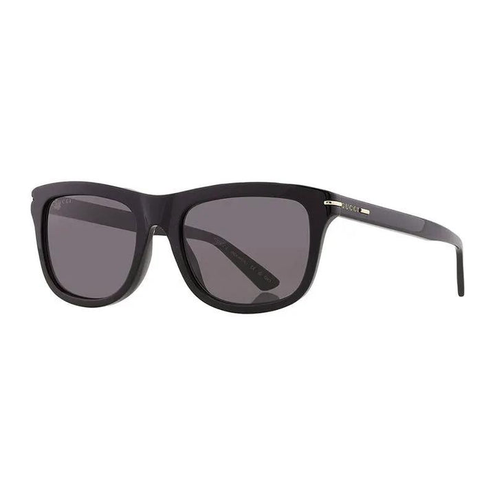 Gucci Sunglasses Square Full Rim, Black Frame And Grey Lens