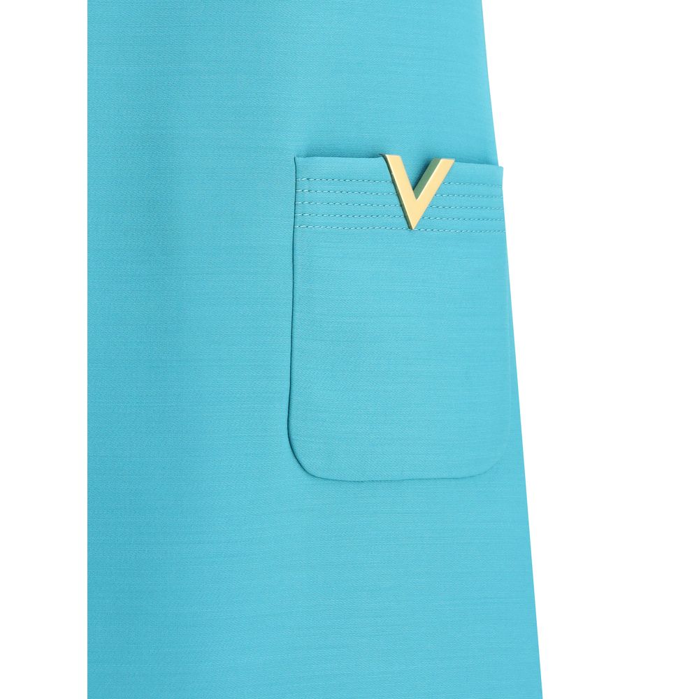 Valentino Pap Turquoise short Dress