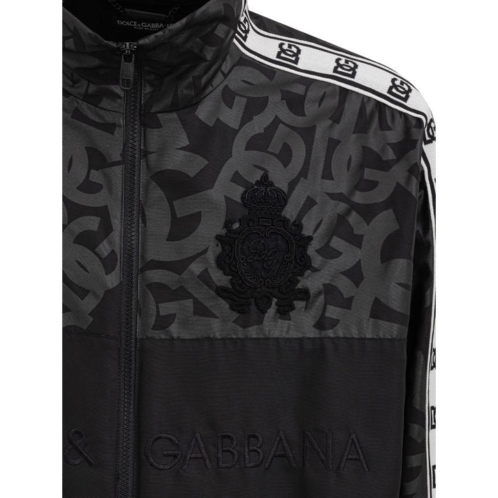 Dolce & Gabbana Black Polyester Jacket