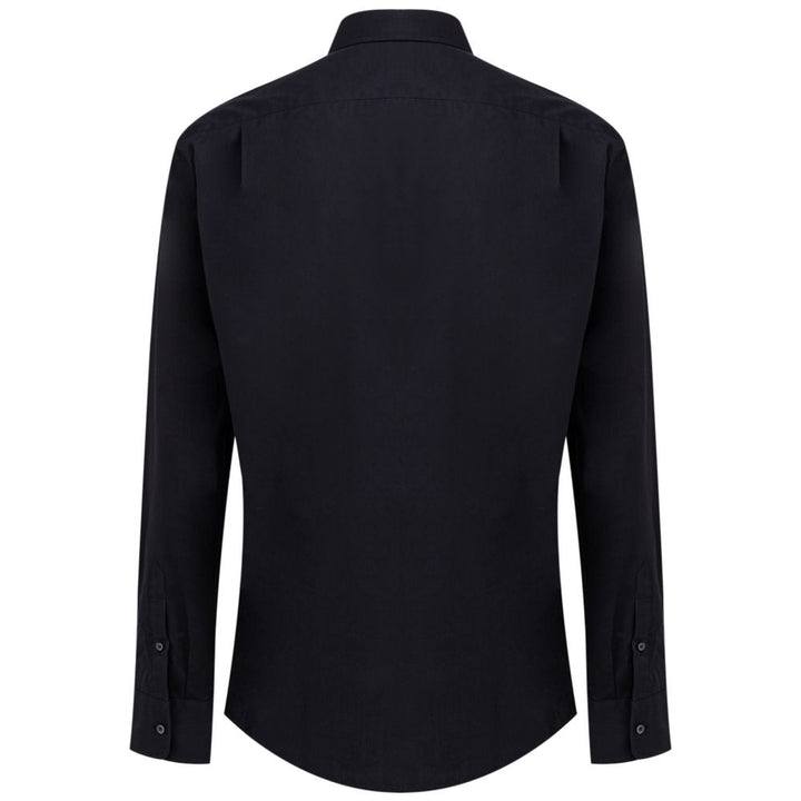 Dolce & Gabbana Navy Blue Cotton Shirt