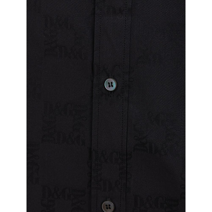 Dolce & Gabbana Black Cotton Shirt