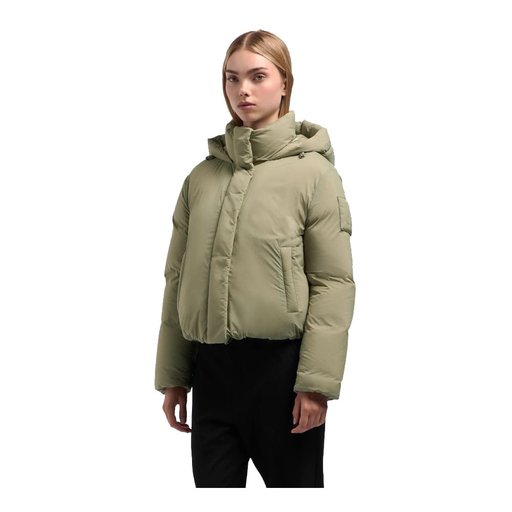 Moose Knuckles Green Nylon Jackets & Coat