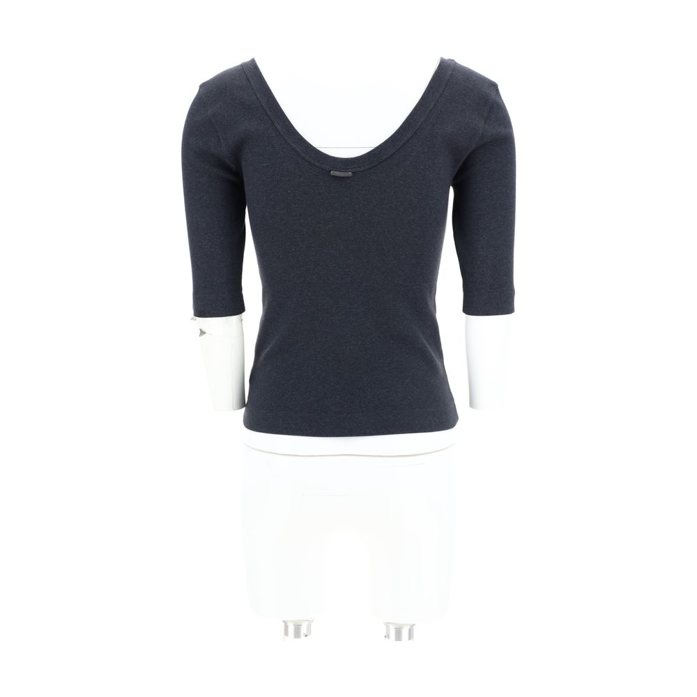 Brunello Cucinelli Top with neckline