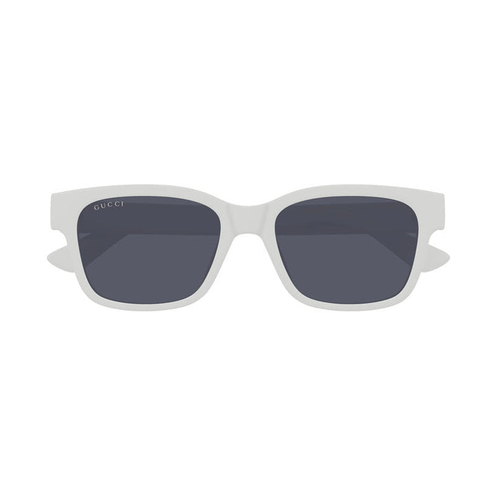 Gucci Sunglasses Square Full Rim, Shiny Grey Frame and Grey Lens GG1716S005