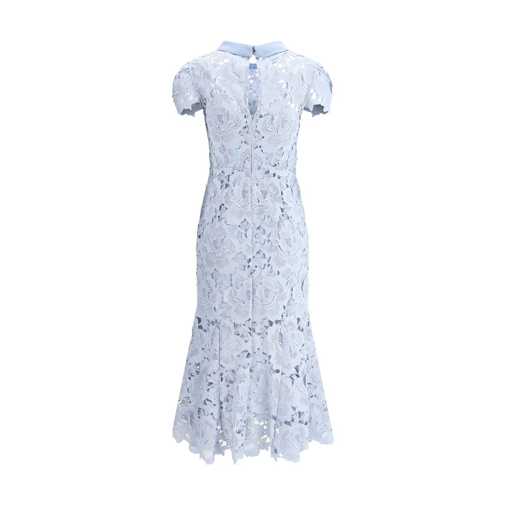 Self-Portrait floral lace Midi Dress