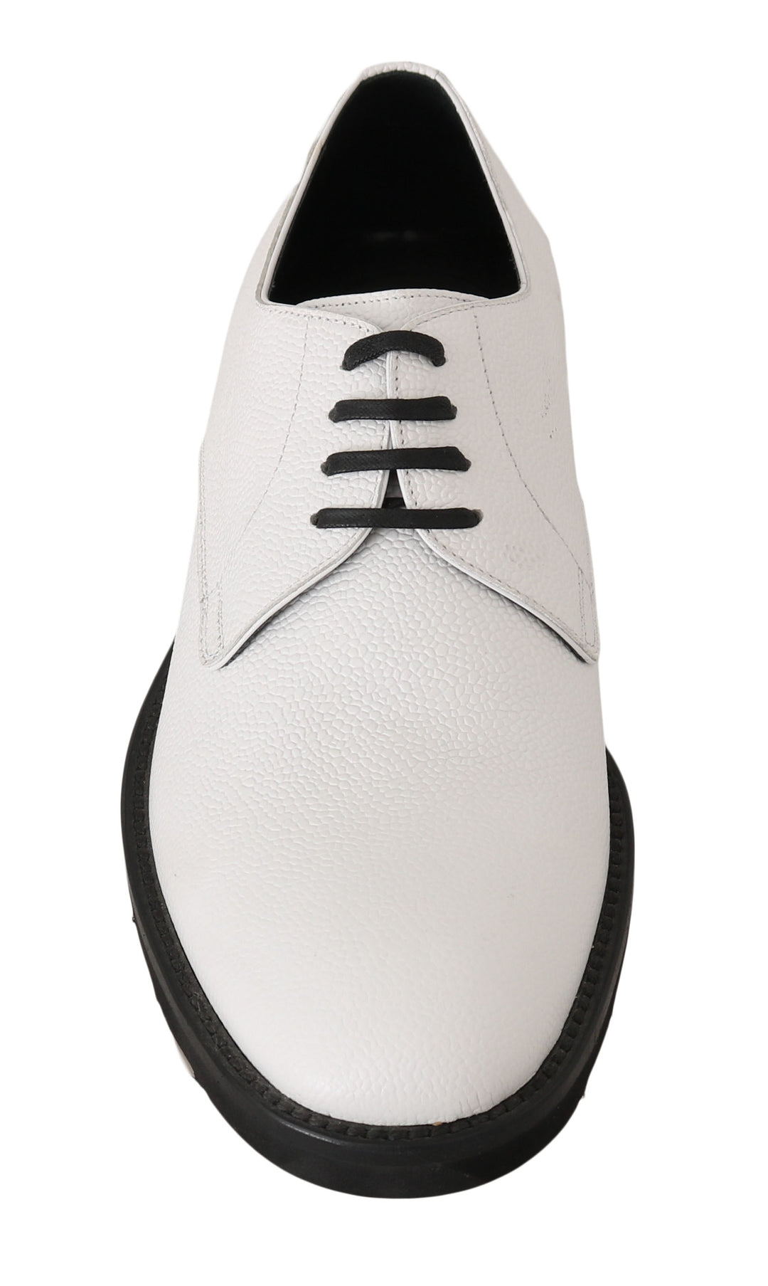 Dolce &amp; Gabbana Sample Sale Dolce &amp; Gabbana White Leather Derby Dress Formal Shoes - | Designer outlet