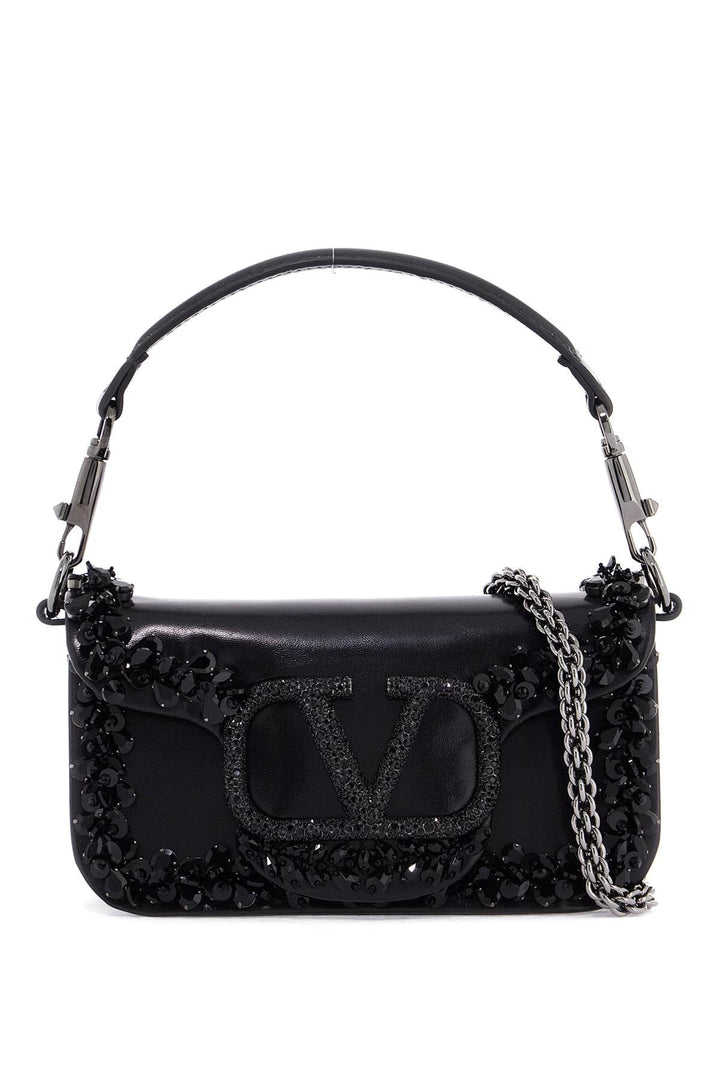 Valentino Garavani Small Locò Shoulder Bag With Swarovski