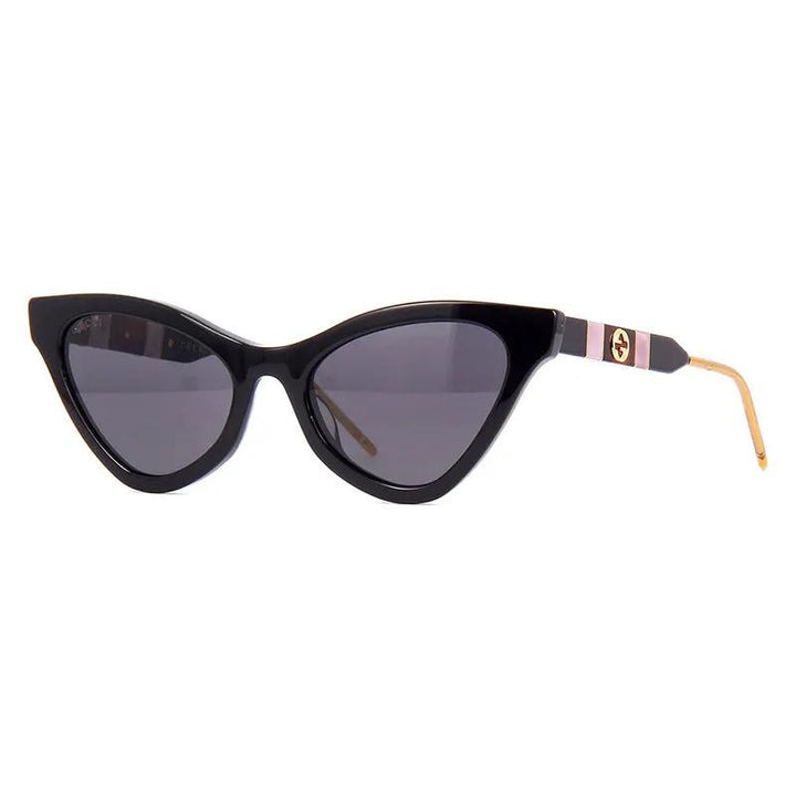 Gucci Sample Sale | Gucci Sunglasses Cat Eye Full Rim, Black Frame And Grey Lens Gg0597S001 - Sunglasses | Designer outlet