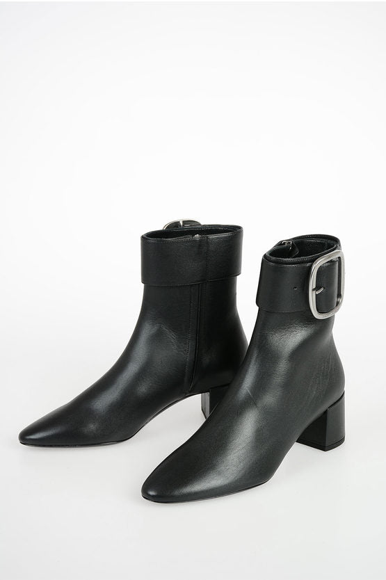 Saint Laurent 5cm Leather Ankle Boots