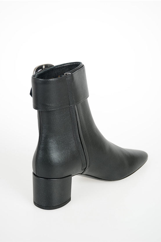 Saint Laurent 5cm Leather Ankle Boots