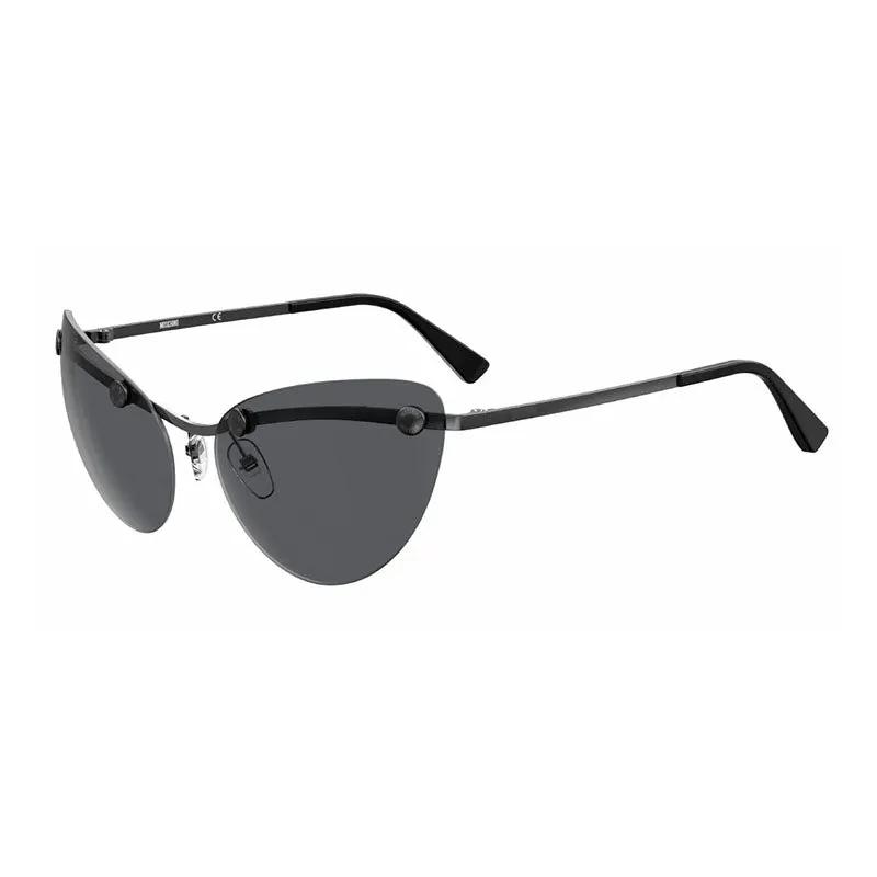 Moschino Sample Sale | Moschino Sunglasses Cat Eye Rimless, Black Frame And Grey Lens Mos082/s0V81Ir - Cat Eye Sunglasses | Designer outlet