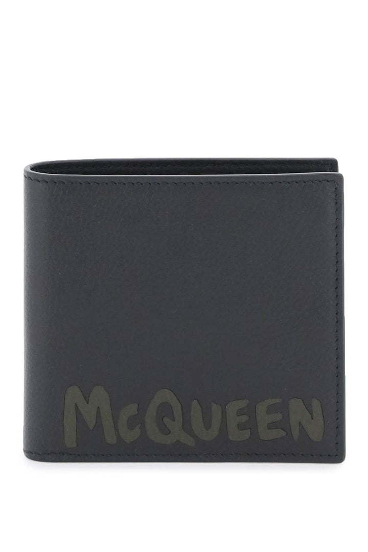 Alexander Mcqueen Graffiti Bi-Fold Wallet