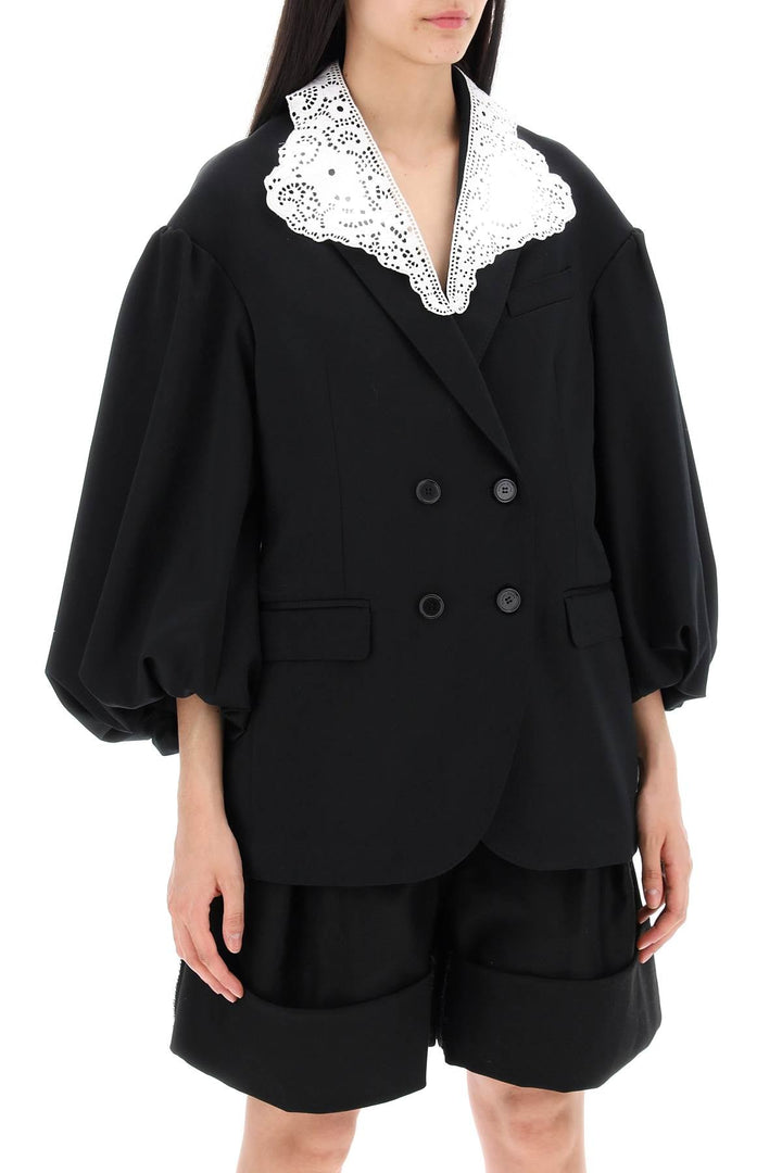 Simone Rocha "oversized Blazer With Lace