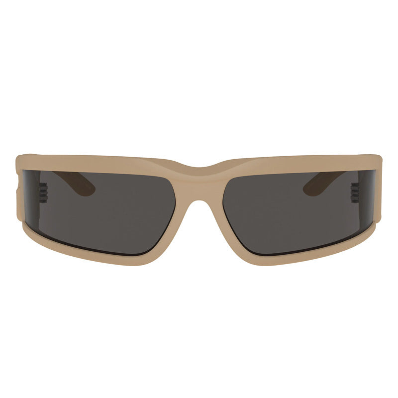 Dolce & Gabbana Sunglasses Rectangle Full Rim, Rubberized Beige Frame and Dark Grey Lens DG6198329287