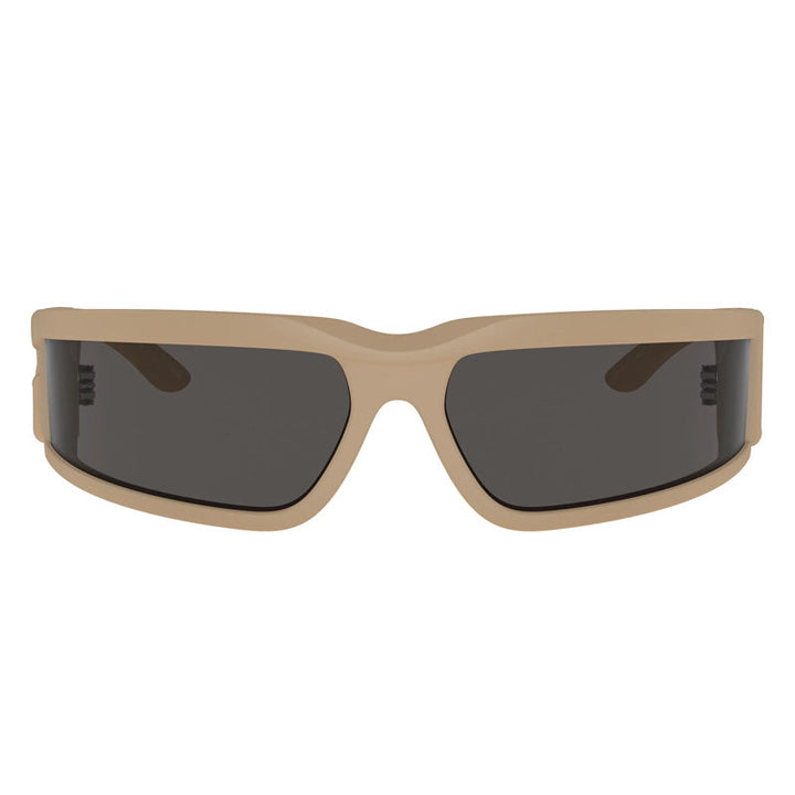 Dolce & Gabbana Sunglasses Rectangle Full Rim, Rubberized Beige Frame and Dark Grey Lens DG6198329287