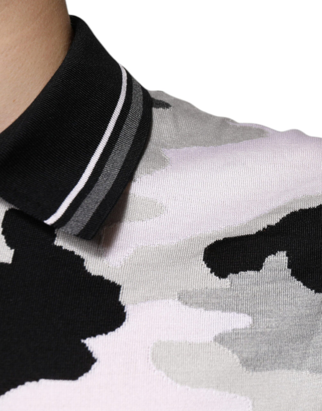 Dolce &amp; Gabbana Sample Sale Dolce &amp; Gabbana Multicolor Camouflage Collared Polo T-shirt - | Designer outlet