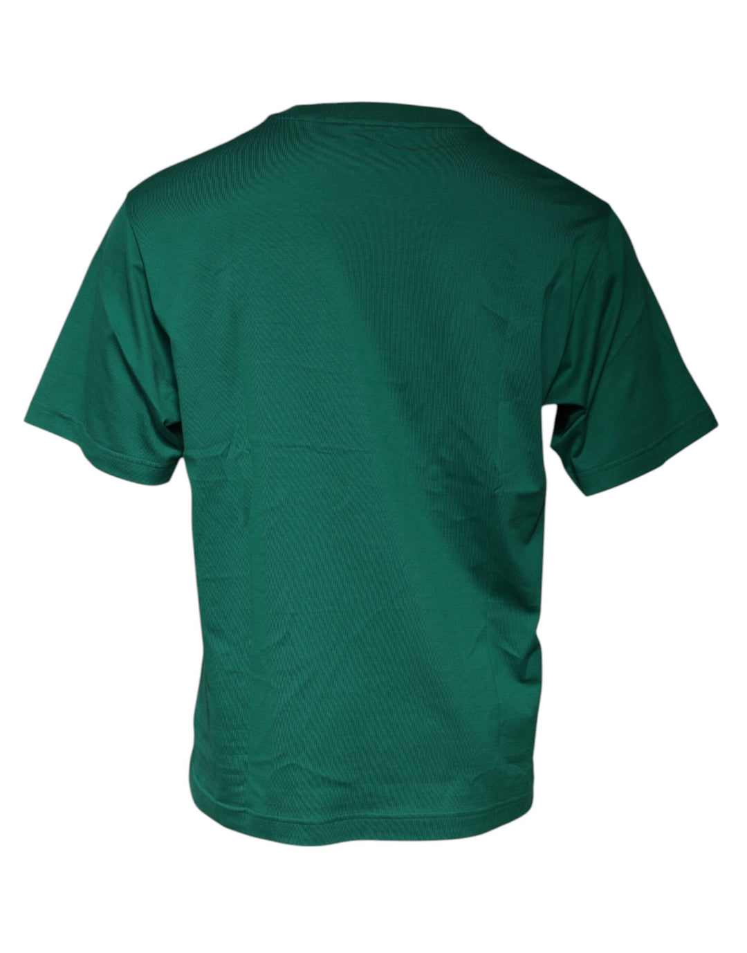 Dolce &amp; Gabbana Sample Sale Dolce &amp; Gabbana Green Logo Crew Neck Short Sleeves T-shirt - | Designer outlet