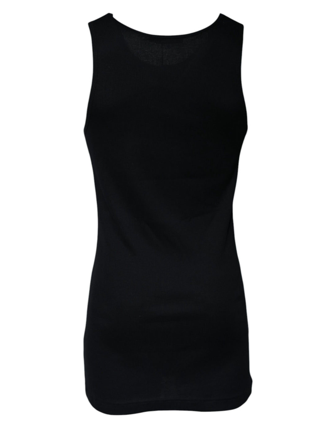 Dolce &amp; Gabbana Sample Sale Dolce &amp; Gabbana Black Cotton Sleeveless Round Neck Tank T-shirt - | Designer outlet