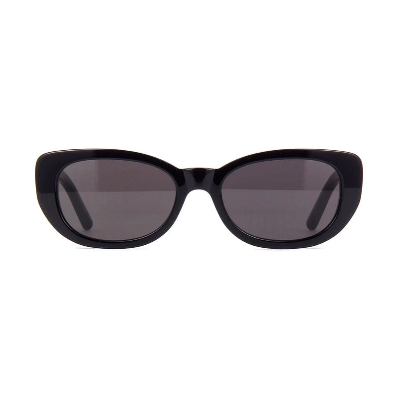 Saint Laurent Sunglasses Cat Eye Full Rim, Black Frame and Grey Lens SL316BETTY001