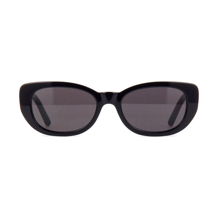 Saint Laurent Sunglasses Cat Eye Full Rim, Black Frame and Grey Lens SL316BETTY001