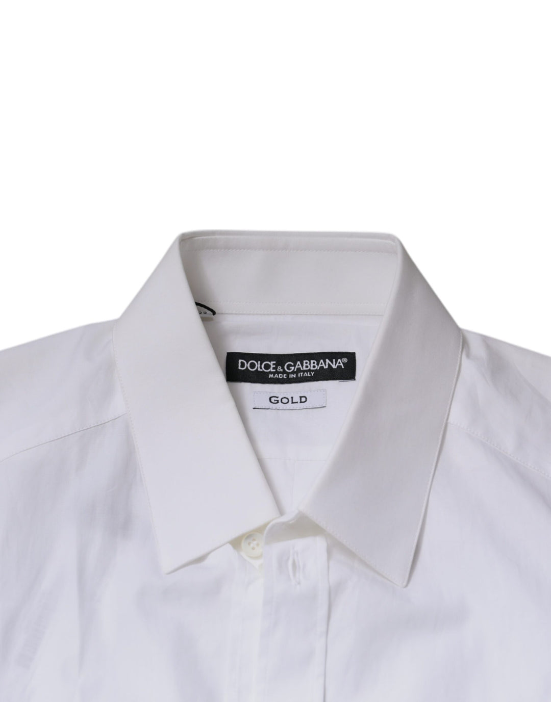 Dolce And Gabbana Gold Dress Shirt White Cotton Long Sleeves | Authentic Dress Shirts On Sale Ask Me Wear Dolce And Gabbana Gold Dress Shirt White Cotton Long Sleeves | Authentic Dress Shirts On Sale Ask Me Wear
