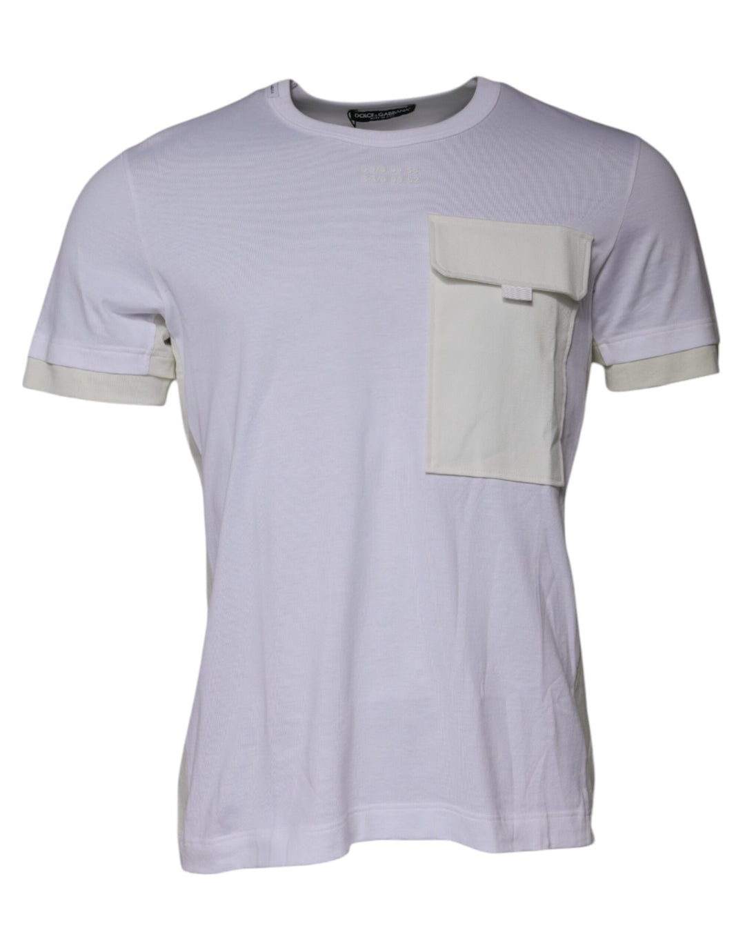 Dolce &amp; Gabbana White Cotton Crew Neck Short Sleeves T-shirt by Dolce &amp; Gabbana outlet now on sale