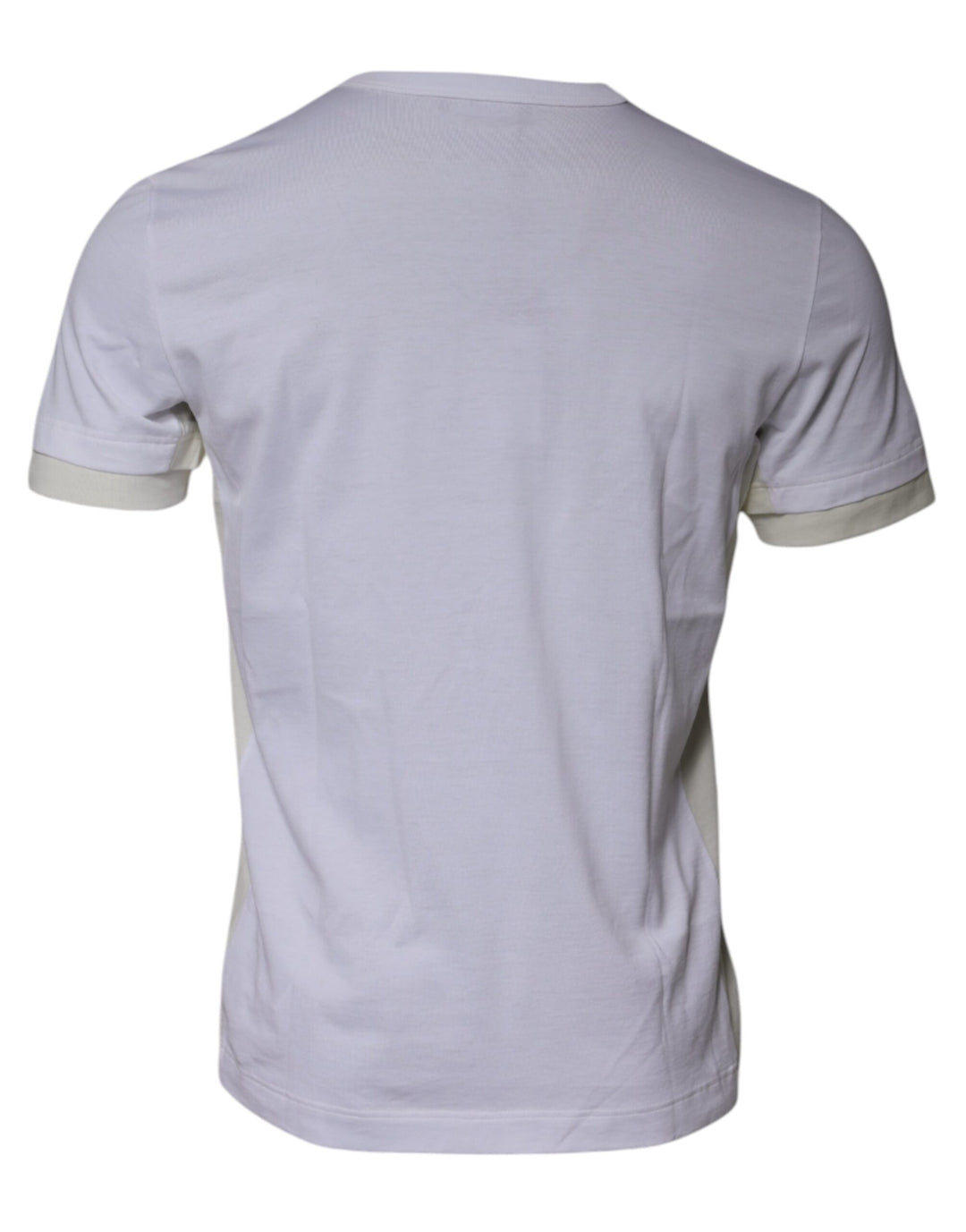 Dolce &amp; Gabbana White Cotton Crew Neck Short Sleeves T-shirt by Dolce &amp; Gabbana outlet now on sale