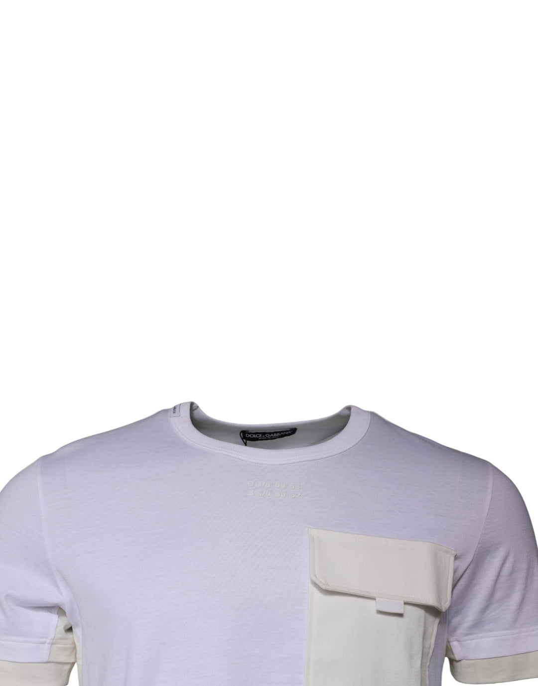 Dolce &amp; Gabbana White Cotton Crew Neck Short Sleeves T-shirt by Dolce &amp; Gabbana outlet now on sale