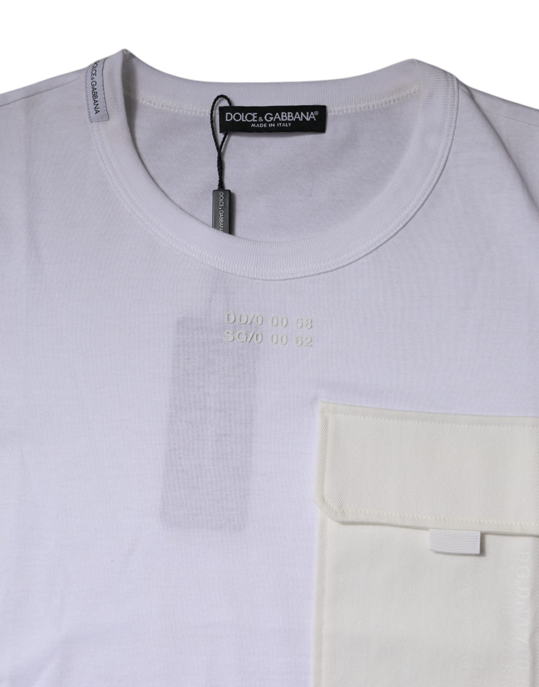 Dolce &amp; Gabbana White Cotton Crew Neck Short Sleeves T-shirt by Dolce &amp; Gabbana outlet now on sale