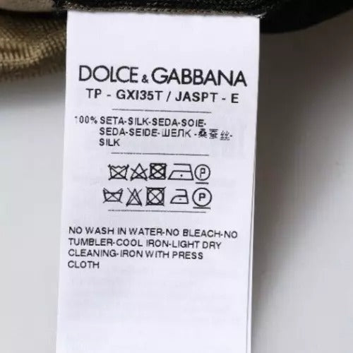 Dolce &amp; Gabbana Sample Sale Dolce &amp; Gabbana Multicolor Camouflage Collared Polo T-shirt - | Designer outlet