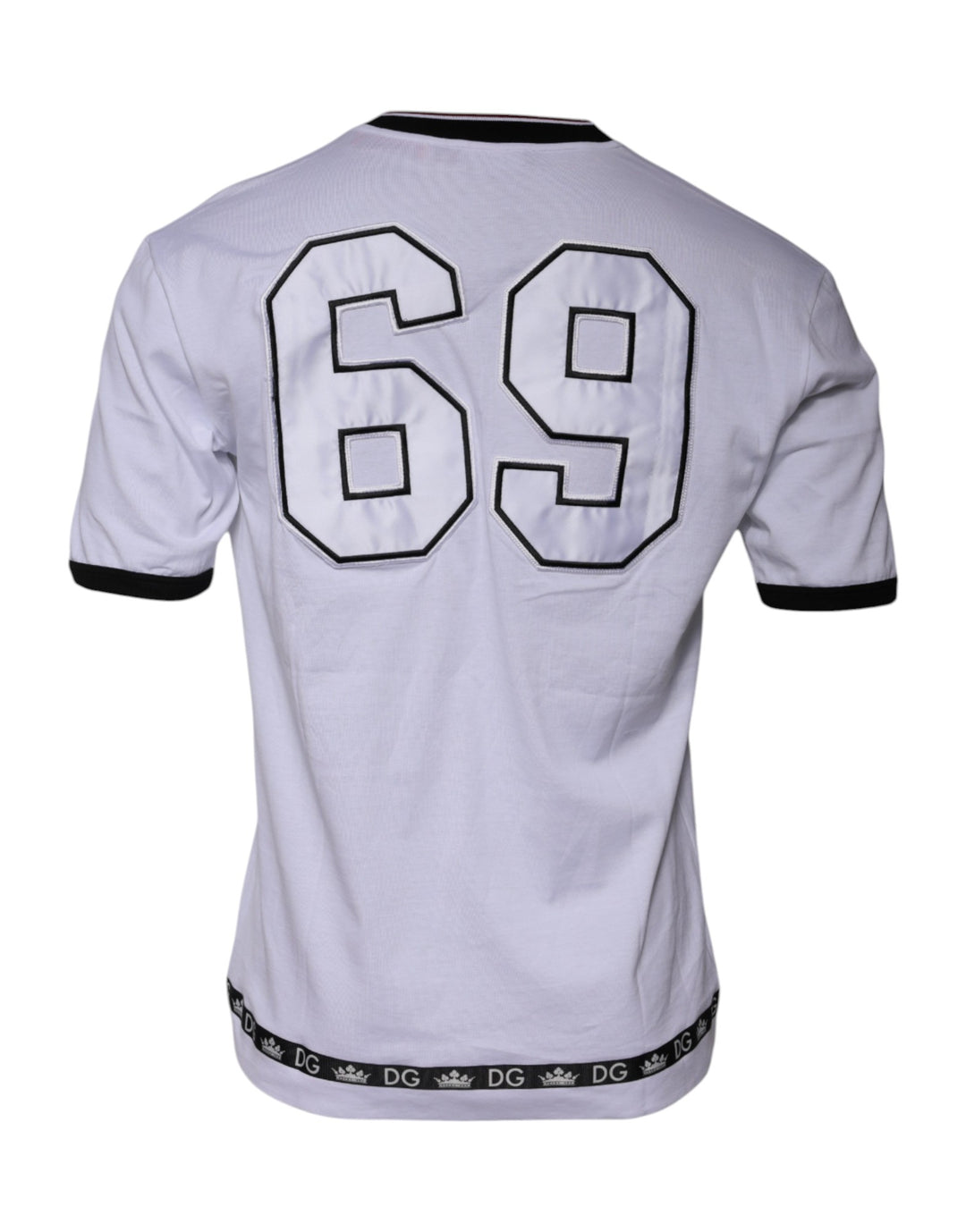 Dolce &amp; Gabbana White Jersey Crew Neck Short Sleeves T-shirt by Dolce &amp; Gabbana outlet now on sale