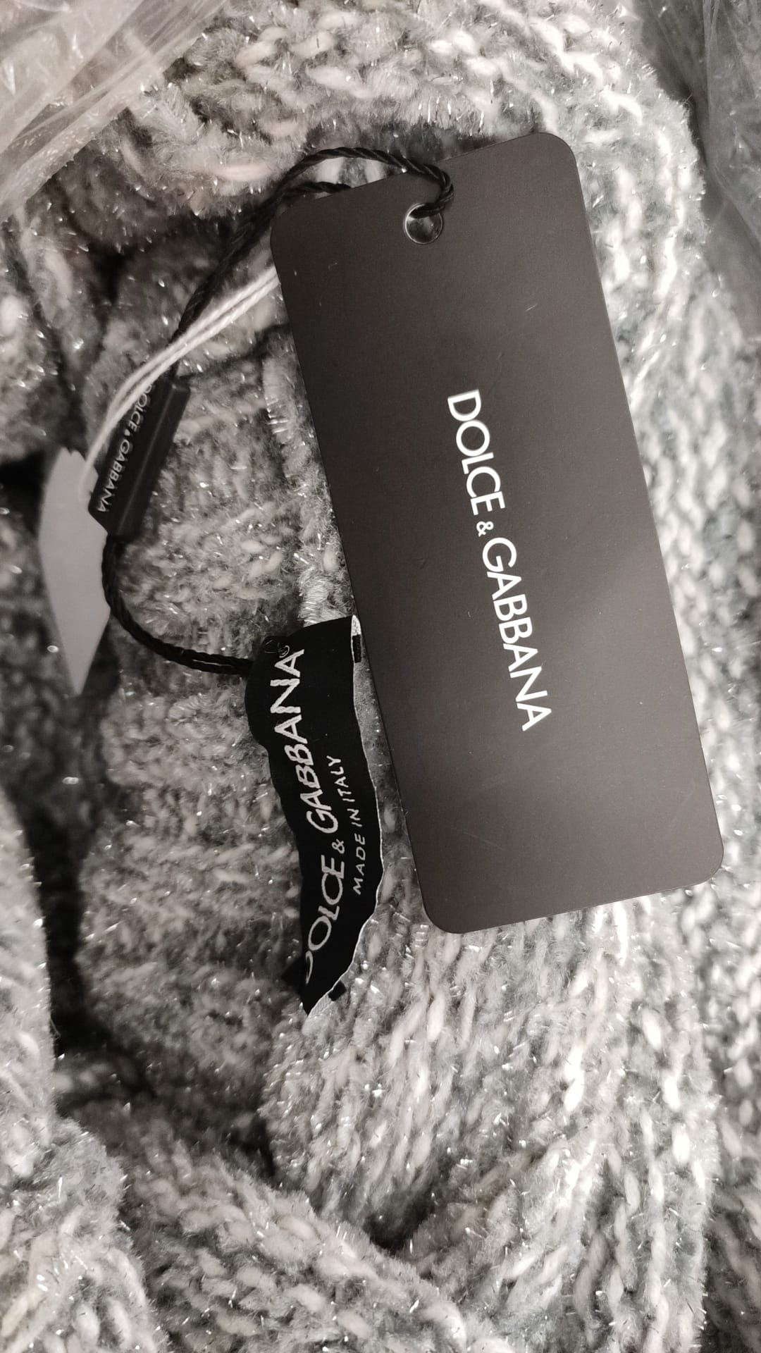 Dolce &amp; Gabbana Sample Sale Dolce &amp; Gabbana Gray Cashmere Turtle Neck Pullover Sweater - | Designer outlet