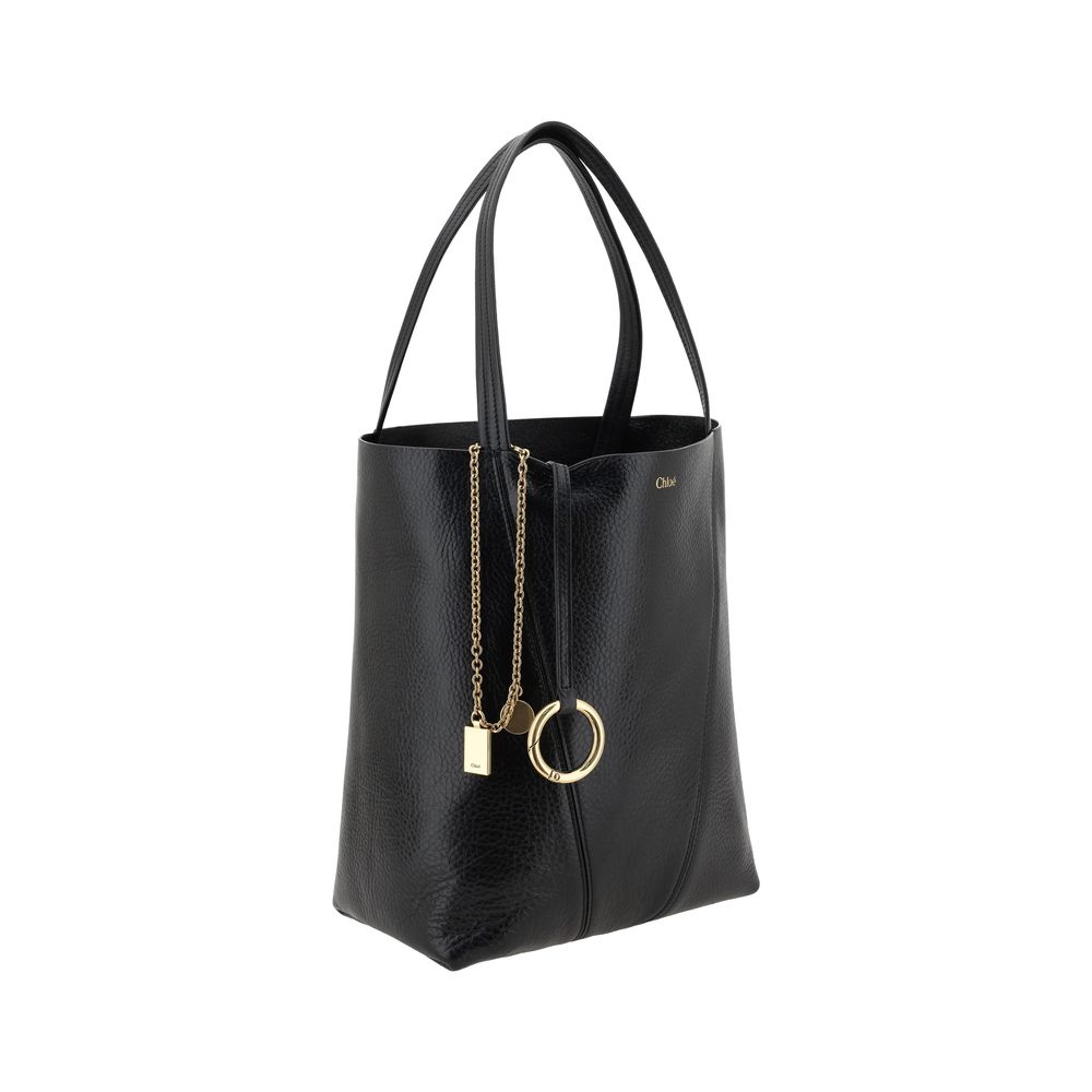 Chloé Black Calf Leather Bos Taurus Shoulder Bag by Chloé outlet now on sale