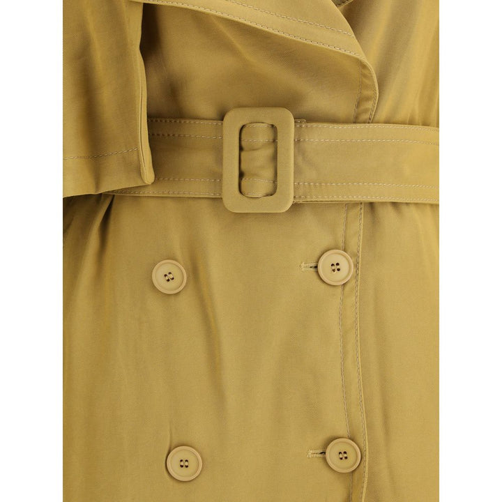 The Andamane Double-breasted Short Trench Coat