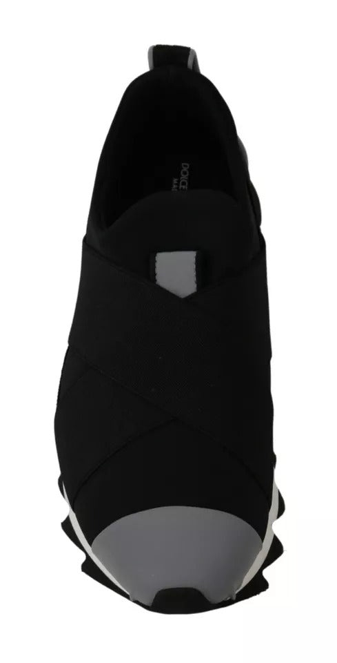 Dolce &amp; Gabbana Sample Sale Dolce &amp; Gabbana Black Shark Neoprene Stretch Sneakers Shoes - | Designer outlet