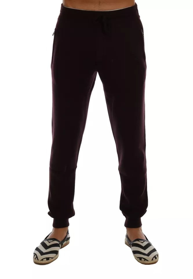 Dolce &amp; Gabbana Sample Sale Dolce &amp; Gabbana Purple Cashmere Gym Training Sport Pants - | Designer outlet