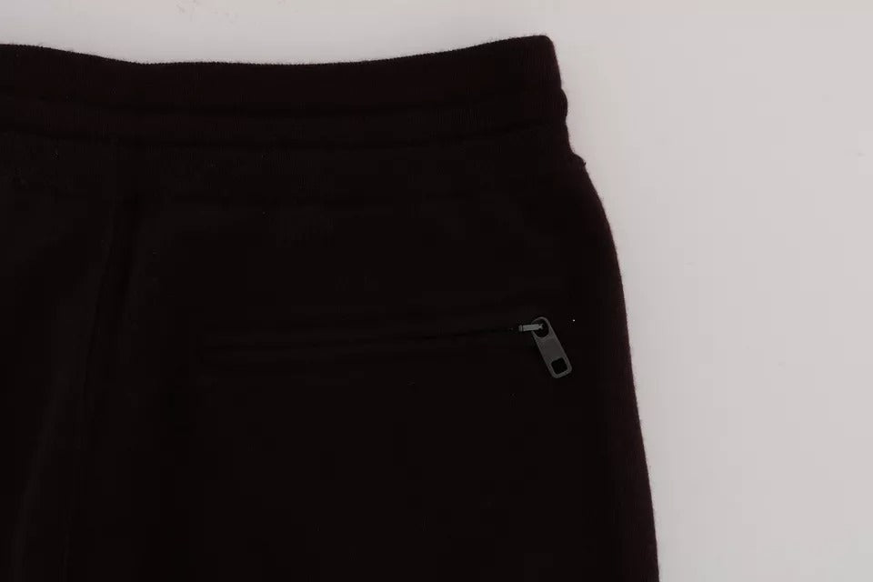 Dolce &amp; Gabbana Sample Sale Dolce &amp; Gabbana Purple Cashmere Gym Training Sport Pants - | Designer outlet